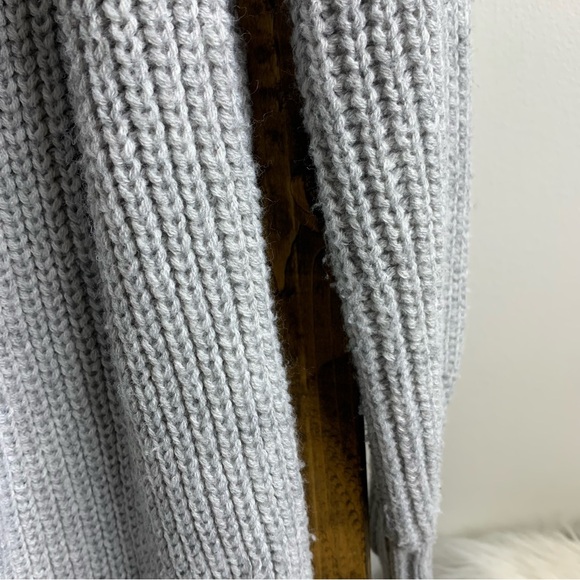 Ye Mak Sweater Gray Long Cardigan - Picture 2 of 8